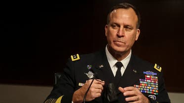 Lieutenant General Michael Kurilla testifies before the Senate Armed Services Committee on his nomination to become Commander of Central Command during a hearing on Capitol Hill in Washington, U.S., February 8, 2022. (Reuters)