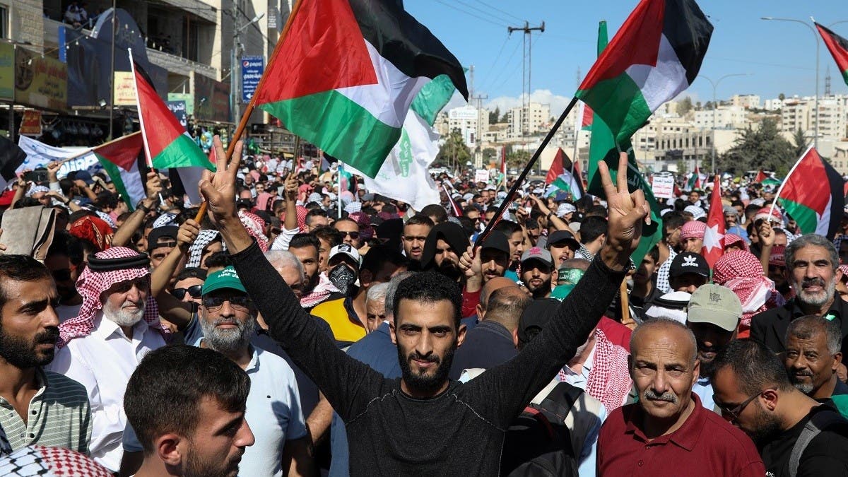 Thousands Rally In Jordan’s Amman In Support Of Gaza