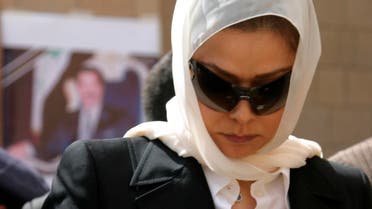 Raghad Saddam Hussein, daughter of former Iraqi president Saddam Hussein leaves a memorial service held for her father in Sanaa February 7, 2007. REUTERS/Khaled Abdullah (YEMEN)