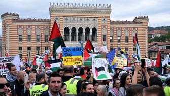 Sarajevo mayor leads pro-Palestinian rally in Bosnia, recalls city’s bloody siege