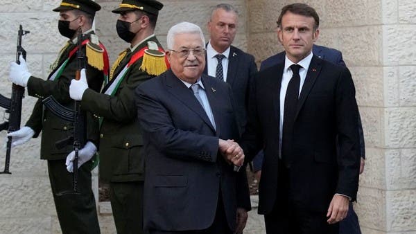 Palestinian leader tells Macron to stop Israel ‘aggression’ on Gaza