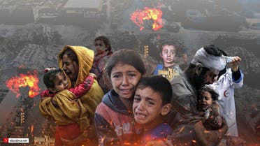 تعبيرية عن أطفال غزة - العربية نت