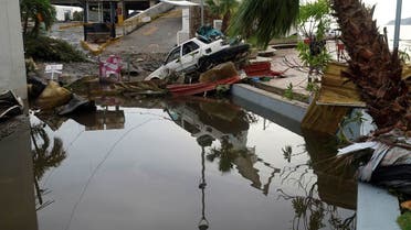 A street is strewn with debris after Hurricane Otis ripped through Acapulco, Mexico, Wednesday, Oct. 25, 2023. (AP)