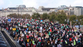 Thousands join pro-Palestinian protest in London to demand Gaza ceasefire