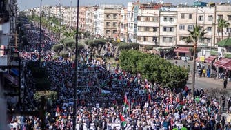 Thousands in Morocco rally in solidarity with Palestine, demanding end to genocide