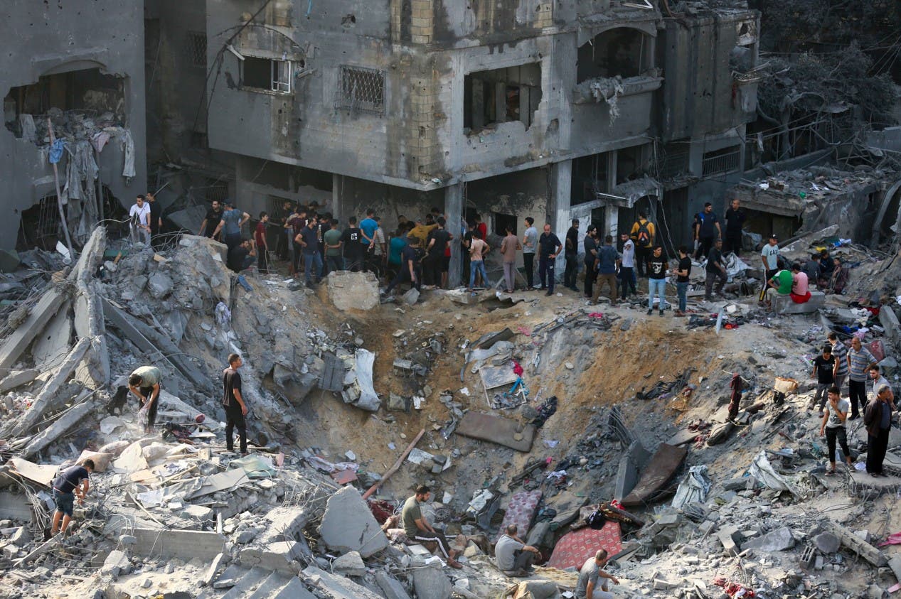 مشاهد دمار من غزة - فرانس برس