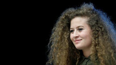 Palestinian activist Ahed Tamimi, attends a conference in Nantes, France, September 18, 2018. (File photo: Reuters)