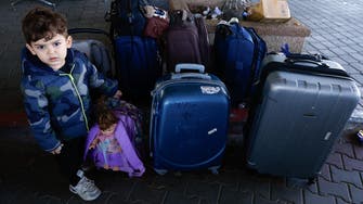 Evacuations from Gaza into Egypt suspended on Friday