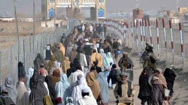 Afghan refugees leaving Pakistan