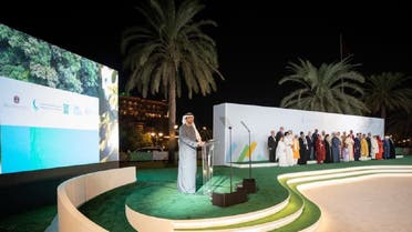 Minister of Industry and Advanced Technology and COP28 President Dr. Sultan Al Jaber addressing the Global Faith Leaders’ Summit in Abu Dhabi, UAE. (Courtesy: WAM)