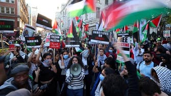 UK police out in force for ‘tense’ pro-Palestine march on Armistice Day
