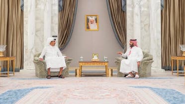 سعودی ولی عہد شہزادہ محمد بن سلمان اور امیر قطر شیخ تمیم بن حمد الثانی