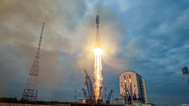 A Soyuz-2.1b rocket booster with a Fregat upper stage and the lunar landing spacecraft Luna-25 blasts off from a launchpad at the Vostochny Cosmodrome in the far eastern Amur region, Russia, August 11, 2023. (File photo: Reuters)