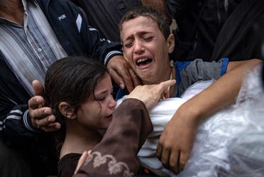  أطفال من غزة فقدوا ذويهم - أسوشييتد برس