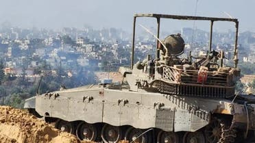 اسرائیلی ٹینک غزہ کی پٹی کے اندر موجود