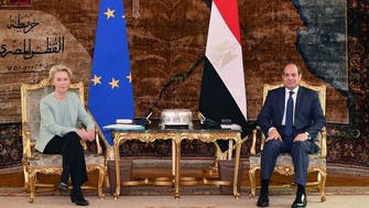 EU chief discusses Gaza humanitarian crisis with Egypt’s al-Sisi in Cairo