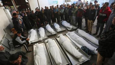 غزہ میں اسرائیلی بمباری میں شہید ہونے والے  فلسطینی ۔ 17 نومبر 2023