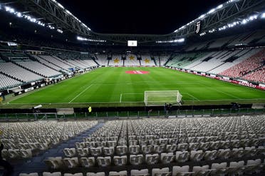 General view of empty seats inside the Juventus Stadium stadium before a match is played behind closed doors. (Reuters)