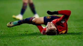برشلونة يعلن خضوع غافي لجراحة في ركبته