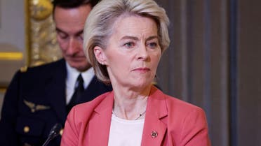 President of the European Commission Ursula von der Leyen looks on during an international humanitarian conference for civilians in Gaza, at the Elysee Presidential Palace, in Paris, France, on November 9, 2023. LUDOVIC MARIN/Pool via REUTERS