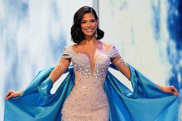 Miss Nicaragua Sheynnis Palacios participates in the evening gown category during the 72nd Miss Universe Beauty Pageant in San Salvador, El Salvador, Saturday, Nov. 18, 2023. (AP)