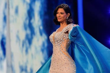 Miss Nicaragua Sheynnis Palacios participates in the evening gown category during the 72nd Miss Universe Beauty Pageant in San Salvador, El Salvador, Saturday, Nov. 18, 2023. (AP)