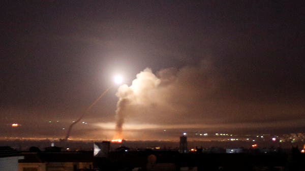 Israel launches an air strike near Damascus