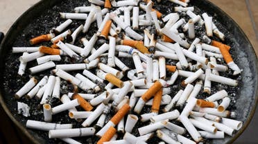 Cigarette butts are seen in an ashtray, in Ankara, Turkey May 13, 2023. (File photo: Reuters)
