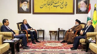 Iran’s foreign minister meets Hezbollah leader Nasrallah in Lebanon
