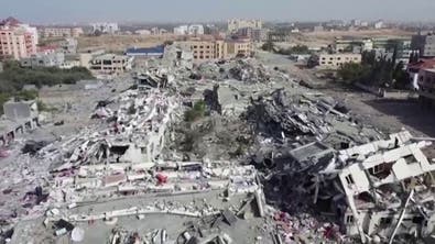 لقطات جوية لقطاع غزة قبل وبعد 7 أكتوبر