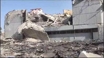 كاميرا العربية توثق الدمار الذي طال مبنى المجلس التشريعي في غزة