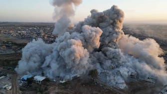 منفجر‌کردن یک محله در غزه توسط سربازان اسرائیلی
