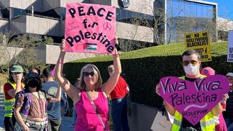 Pro-Palestine supporters rally in Hollywood, protest alleged censorship of actors