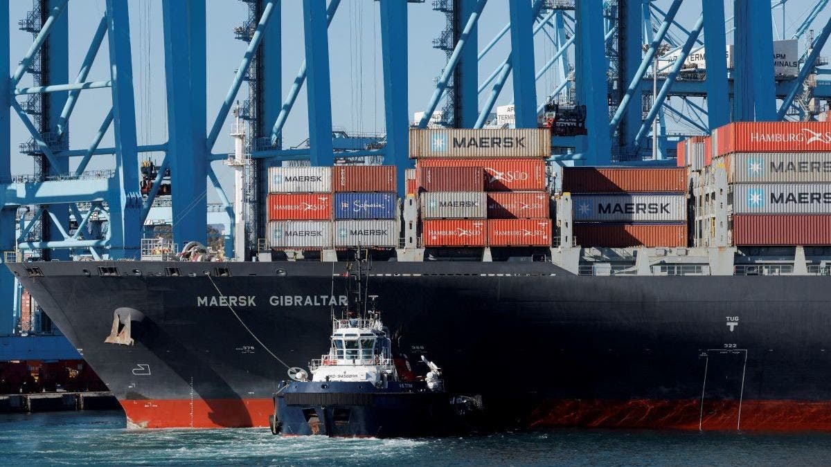 Denmark s shipping giant Maersk schedules dozens of vessels to