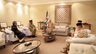 king Abdullah meets general sahir shamshad