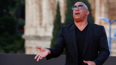 Cast member Vin Diesel attends the world premiere of the movie FAST X in Rome, Italy May 12, 2023. (Reuters)