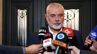 Hamas says its leader Haniyeh in Cairo for talks with Egyptian officials on Gaza