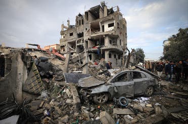 مشاهد من الدمار في غزة- فرانس برس