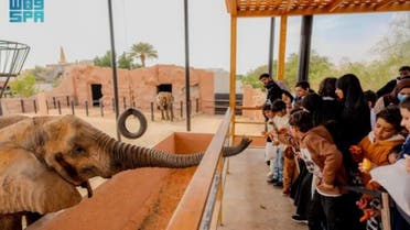 Youngsters from the Sanad Children’s Cancer Support Association visit Riyadh Zoo — one of Riyadh Season’s entertainment zones. (SPA)