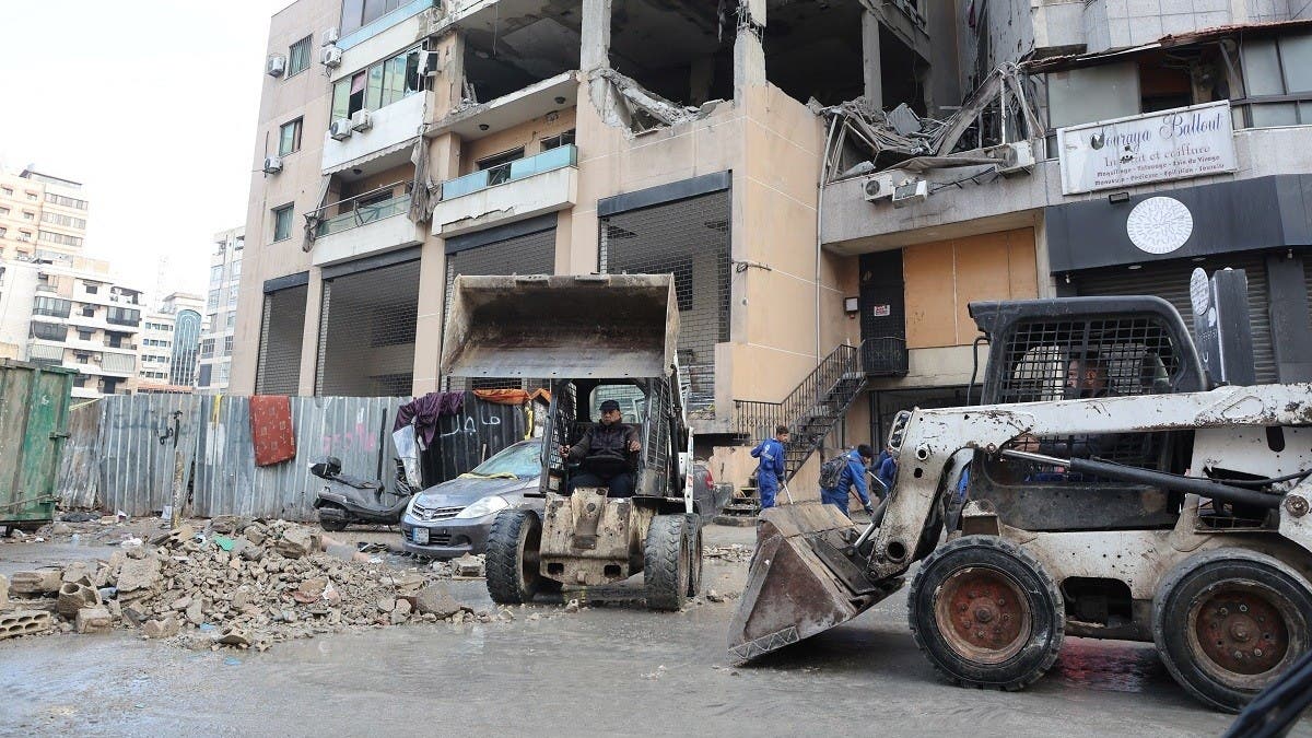 Beirut Building In Ruins After Being Hit By Strike Which Killed Senior ...