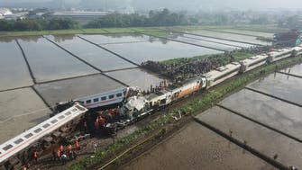 Train collision in Indonesia kills four, injures 42