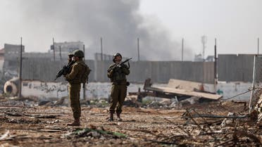 Israeli soldiers operate, amid the ongoing conflict between Israel and Hamas, in Gaza, on January 8, 2024. (Reuters)