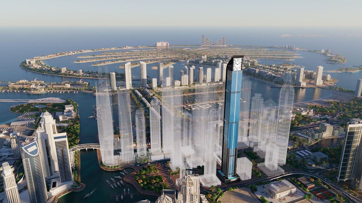 World s tallest branded residential clocktower unveiled in Dubai