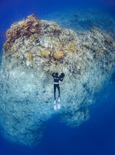 A NEOM and OCEAN X experiment in the Red Sea. (Supplied)