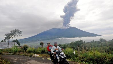 فوران مجدد آتشفشان در اندونزی