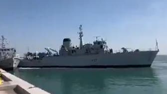 فيديو محرج.. سفينة بريطانية ناكفت زميلتها وأكملت طريقها