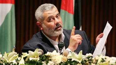 Hamas leader Ismail Haniyeh, prime minister of the Palestinian government dismissed by President Mahmoud Abbas, gives a speech in Gaza June 24, 2007. (File photo: Reuters)