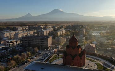 A general view shows the town of Masis, with Mount Ararat seen in the background, Armenia November 22, 2023. (File photo: Reuters)