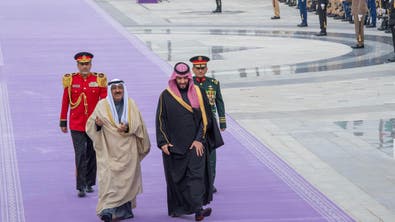 مراسم استقبال رسمی از امیر کویت در سعودی