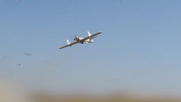 مشاهد من اطلاق الفصائل العراقية طائرة مسيرة إتجاه قاعدة أميركية خراب الجير في سوريا